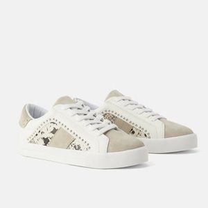 Zara Snake Skin Tennis Shoes